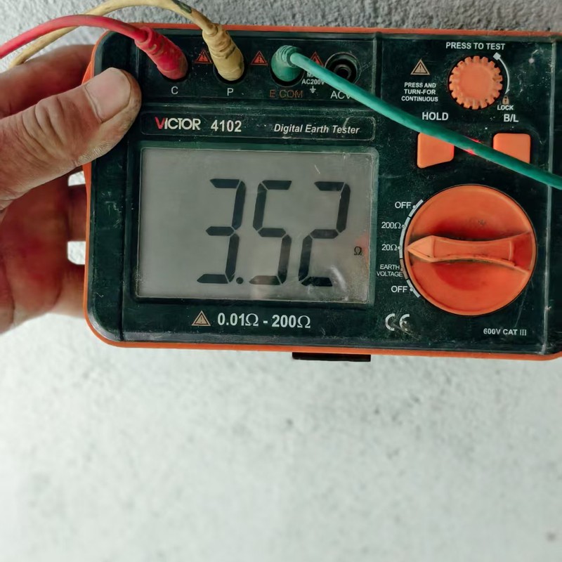 防静电接地系统电阻测试