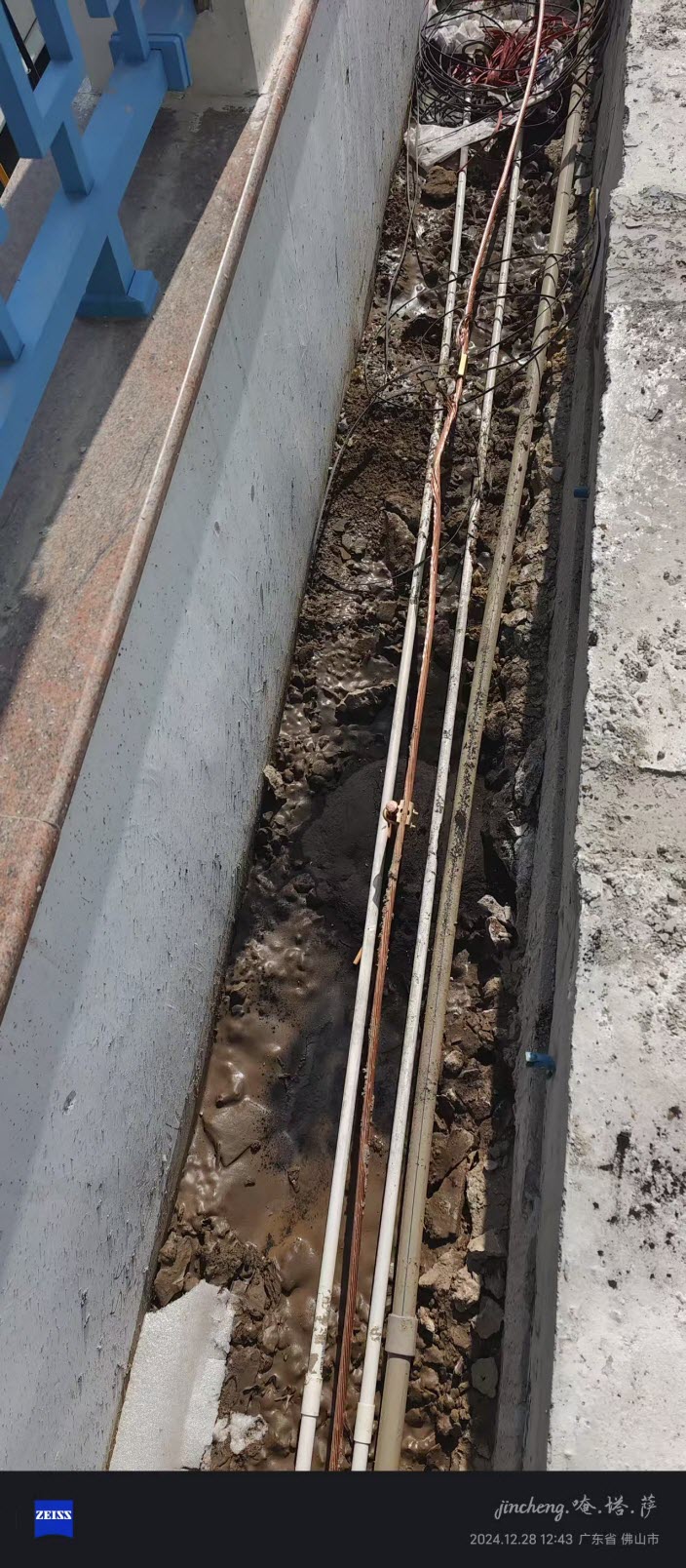 佛山顺德某电源工厂生产车间防静电接地线及实验室独立地线安装工程