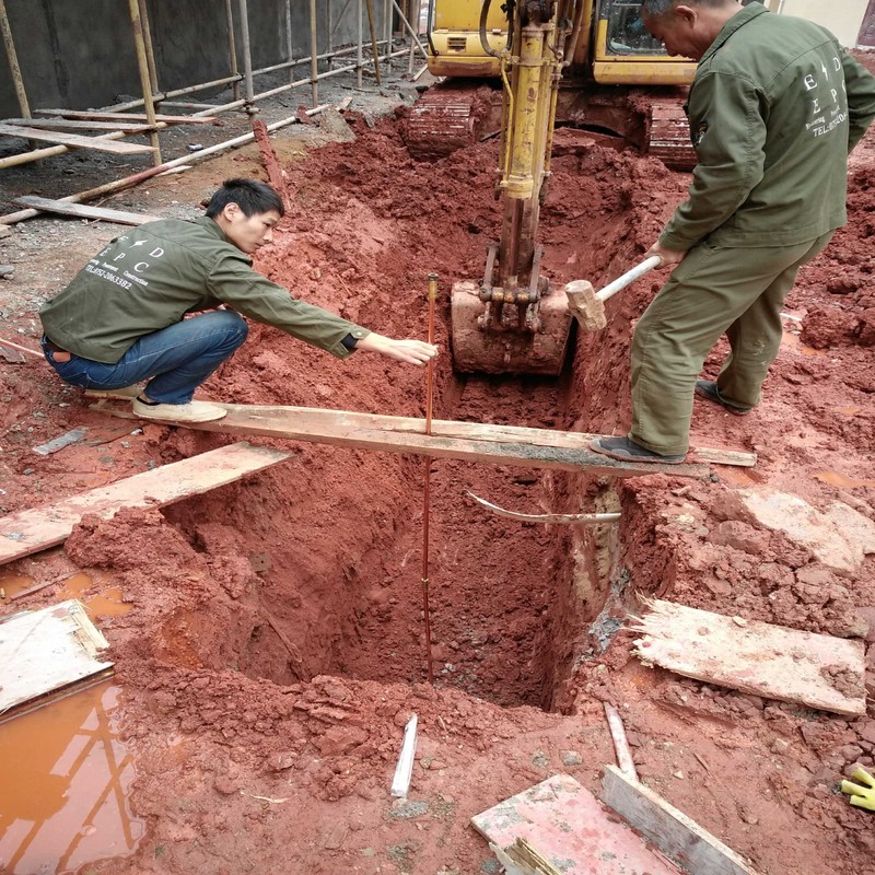 深圳独立ESD接地桩安装、实验室干净地施工