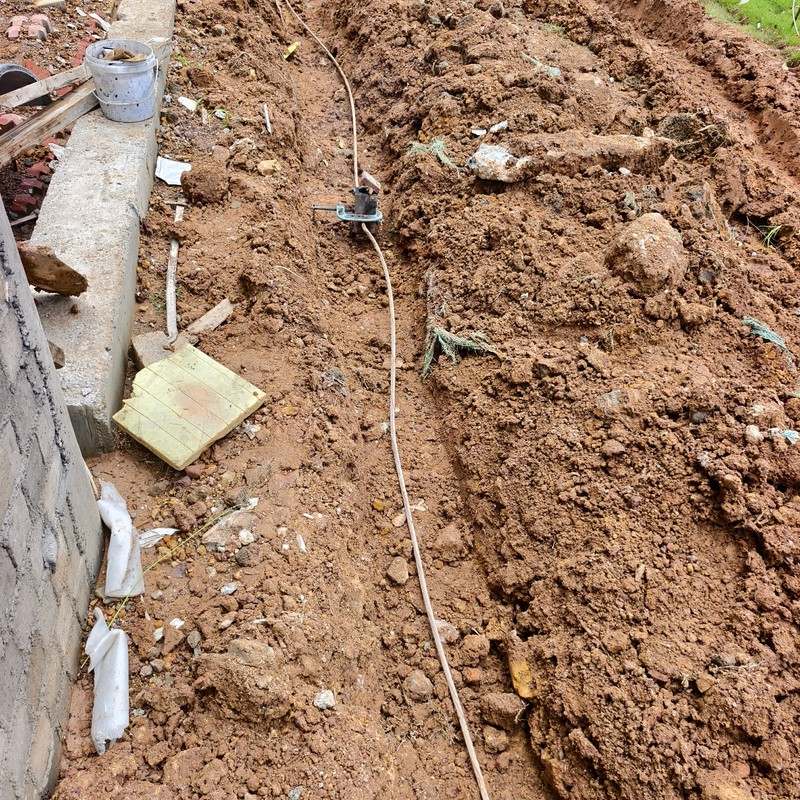 厂区室外接地网整体施工现场