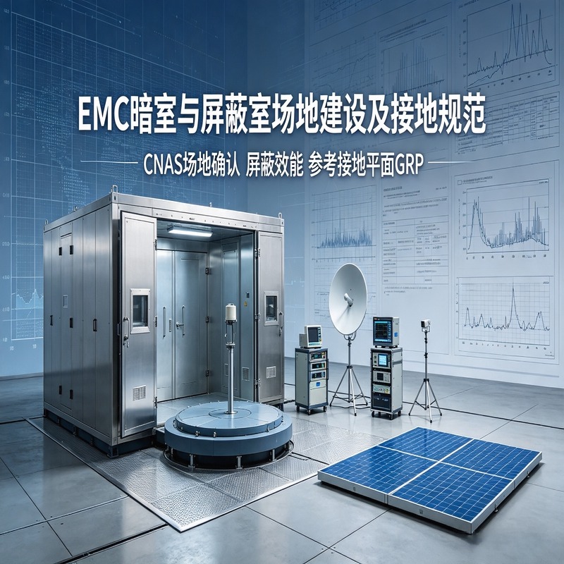 EMC 屏蔽室和暗室认证硬性指标，屏蔽效能、绝缘电阻、环境电磁电平、NSA、SVSWR、场均匀性要求。