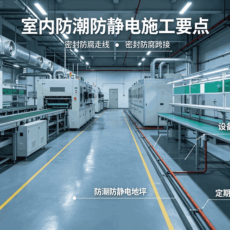 室内防潮防静电施工要点