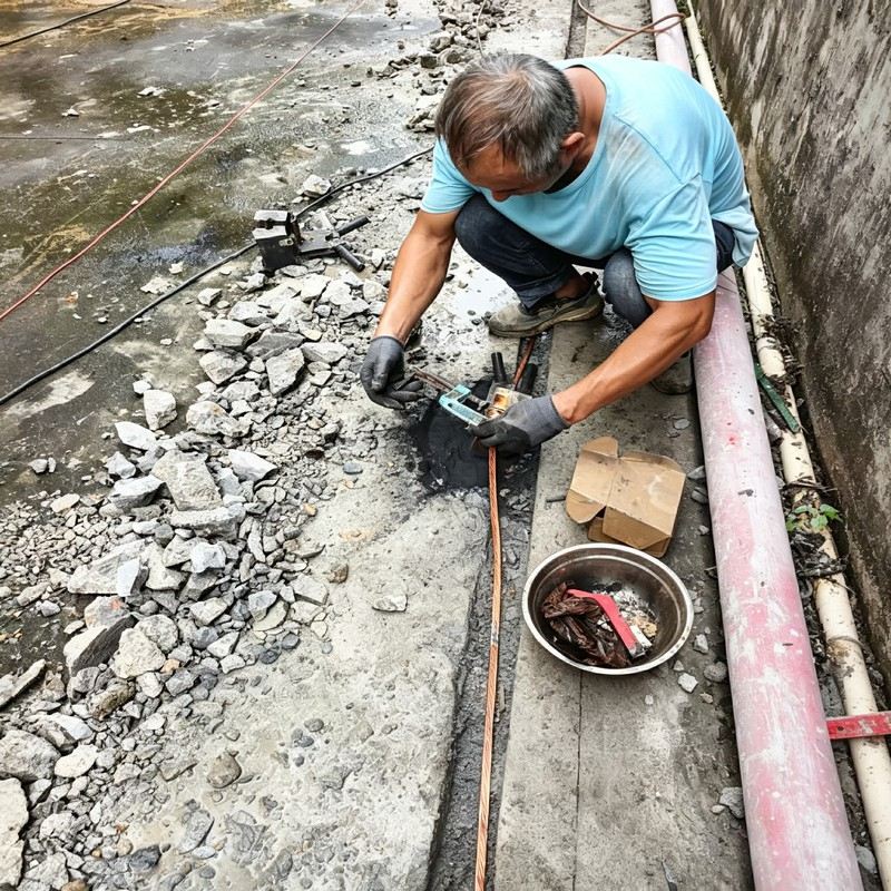 放热焊接熔接作业