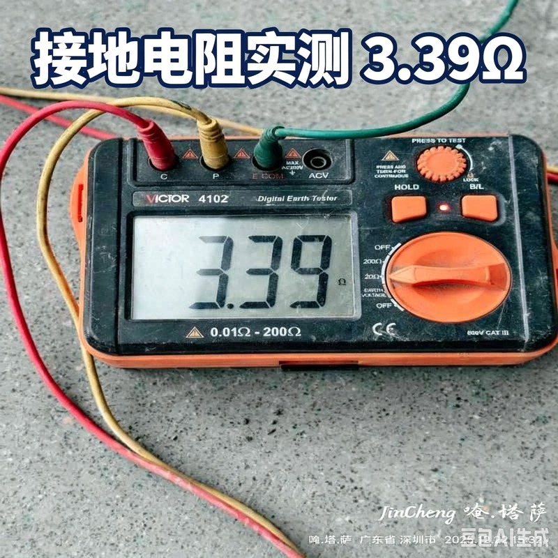 接地电阻测试仪现场对地网阻值检测