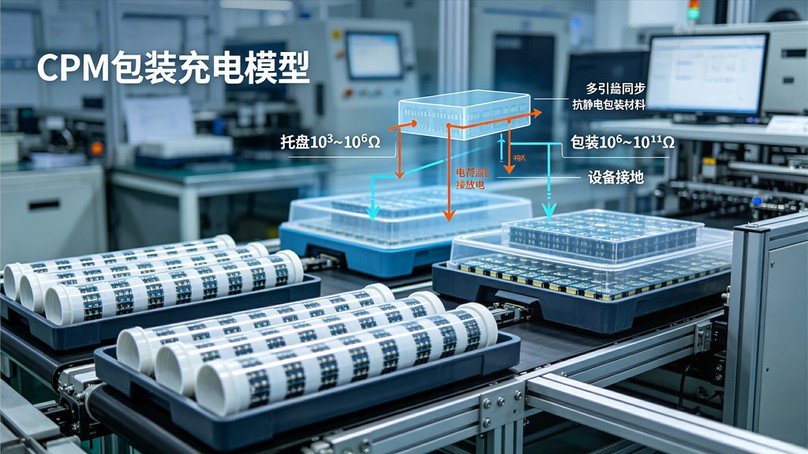 成品车间ESD,周转托盘接地