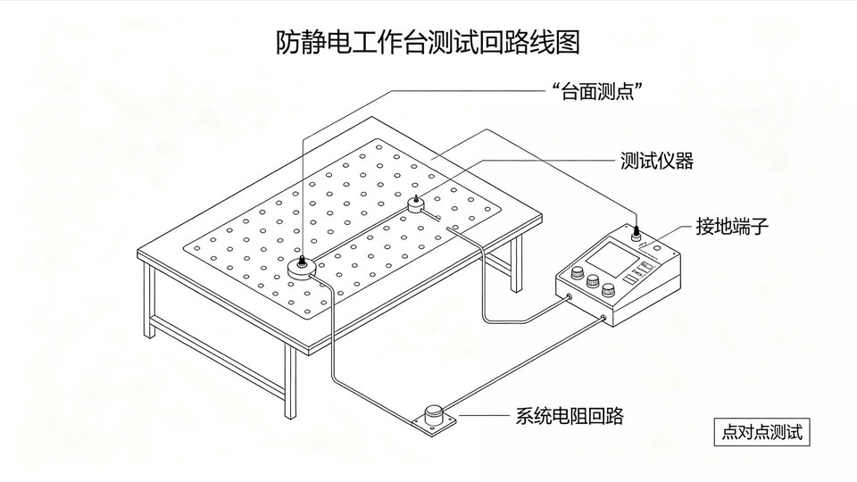 系统电阻测试示意