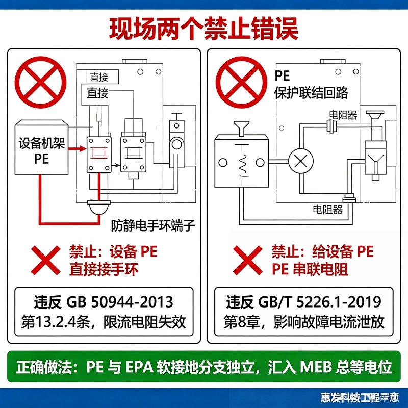 现场两个禁止错误