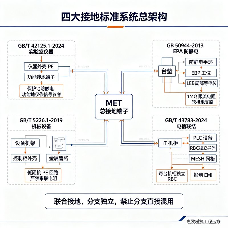 四套接地系统总架构图