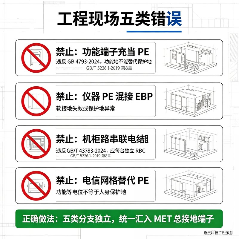 **工程现场五类错误**