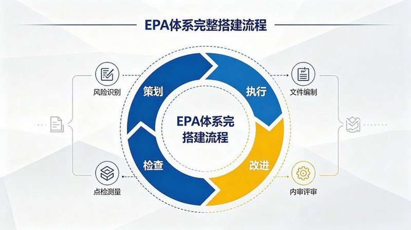 EPA防静电体系PDCA循环与体系建设流程图