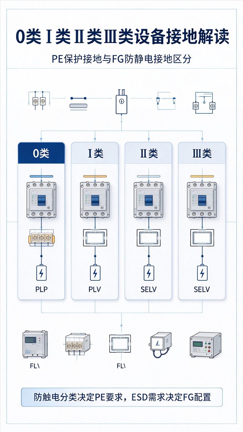 0 类 Ⅰ 类 Ⅱ 类 Ⅲ 类设备接地解读